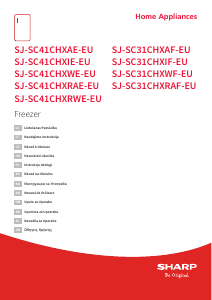 Instrukcja Sharp SJ-SC41CHXWE-EU Zamrażarka