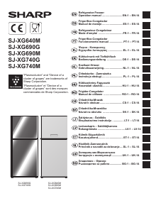 Bedienungsanleitung Sharp SJ-XG640M-BK Kühl-gefrierkombination