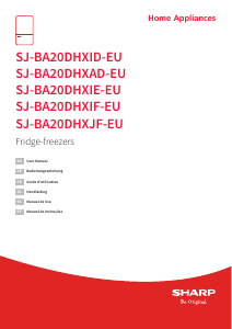Manual de uso Sharp SJ-BA20DHXIF-EU Frigorífico combinado