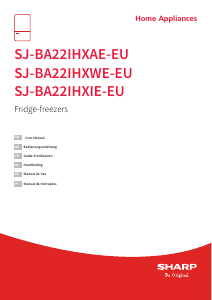 Bedienungsanleitung Sharp SJ-BA22IHXAE-EU Kühl-gefrierkombination