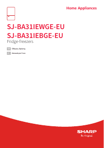 Εγχειρίδιο Sharp SJ-BA31IEWGE-EU Ψυγειοκαταψύκτης