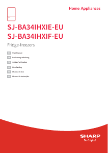 Manual Sharp SJ-BA34IHXIE-EU Frigorífico combinado