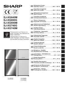 Εγχειρίδιο Sharp SJ-XG690M-BE Ψυγειοκαταψύκτης