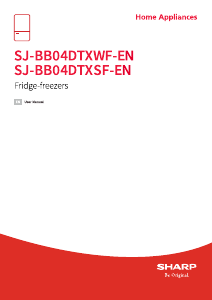 Manual Sharp SJ-BB04DTXSF-EN Fridge-Freezer