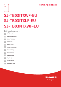 Manual de uso Sharp SJ-TB03ITXLF-EU Frigorífico combinado