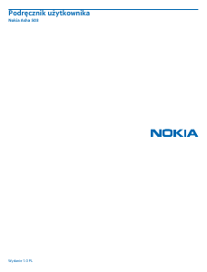 Instrukcja Nokia Asha 503 Telefon komórkowy