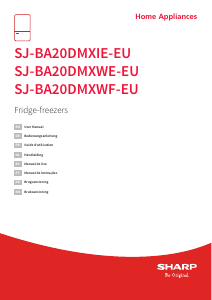 Brugsanvisning Sharp SJ-BA20DMXWF-EU Køle-fryseskab