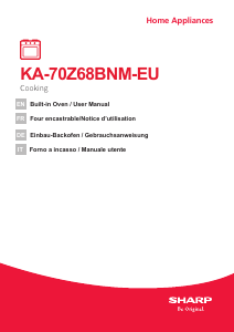 Manuale Sharp KA-70Z68BNM-EU Forno