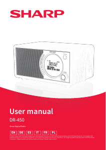 Manuale Sharp DR-450 Radio
