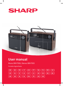 Brugsanvisning Sharp DR-P350 Radio