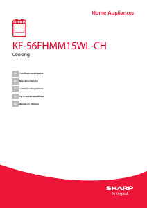 Manual Sharp KF-56FHMM15WL-CH Aragaz