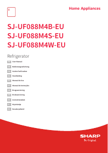 Manual Sharp SJ-UF088M4S-EU Frigorífico