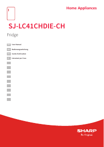 Manual Sharp SJ-LC41CHDIE-CH Refrigerator