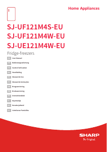 Manual de uso Sharp SJ-UF121M4S-EU Refrigerador