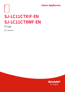 Manual Sharp SJ-LC11CTXIF-EN Refrigerator