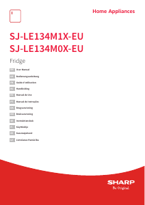 Manual Sharp SJ-LE134M0X-EU Refrigerator