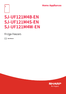Manual Sharp SJ-UF121M4S-EN Refrigerator