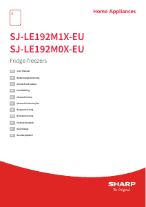 Manual Sharp SJ-LE192M1X-EU Refrigerator