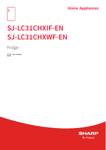 Manual Sharp SJ-LC31CHXWF-EN Refrigerator