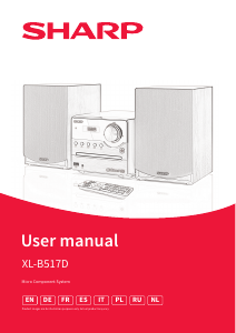 Mode d’emploi Sharp XL-B517D Stéréo