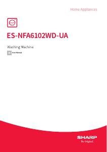 Manual Sharp ES-NFA6102WD-UA Washing Machine