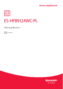 Manual Sharp ES-HFB912AWC-PL Washing Machine