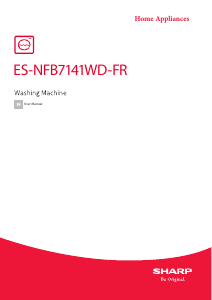 Handleiding Sharp ES-NFB7141WD-FR Wasmachine