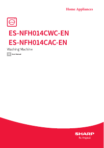 Handleiding Sharp ES-NFH014CWC-EN Wasmachine