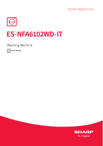 Manual Sharp ES-NFA6102WD-IT Washing Machine
