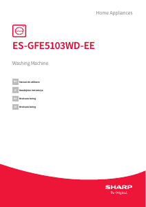 Bruksanvisning Sharp ES-GFE5103WD-EE Vaskemaskin