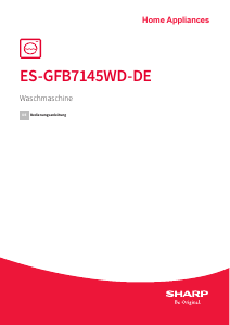 Bedienungsanleitung Sharp ES-GFB7145WD-DE Waschmaschine