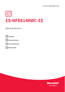 Priročnik Sharp ES-NFB814AWC-EE Pralni stroj