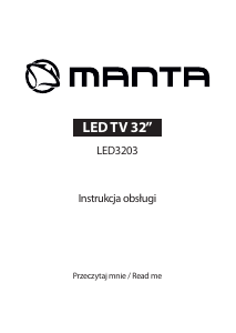 Instrukcja Manta LED3203 Telewizor LED