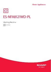 Manual Sharp ES-NFA8121WD-PL Washing Machine