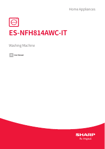 Handleiding Sharp ES-NFH814AWC-IT Wasmachine