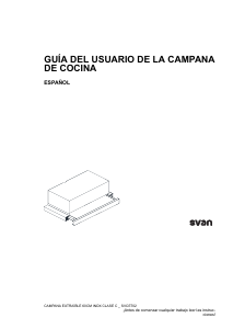 Manual de uso Svan SVCE702 Campana extractora