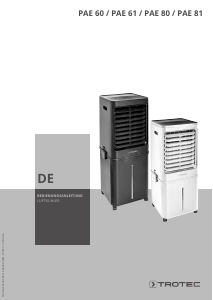 Bedienungsanleitung Trotec PAE 81 Klimagerät