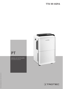 Manual Trotec TTK 99 HEPA Desumidificador