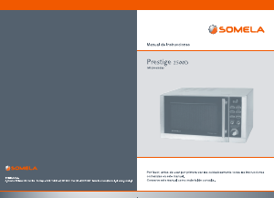 Manual de uso Somela Prestige 2500D Microondas