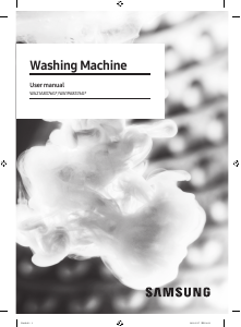 Manual Samsung WA21A8376GV/ST Washing Machine