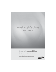 Manual Samsung WA85U3WEP Washing Machine