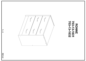 Manuál JYSK Ronne (60x30x70) Toaletní stolek
