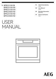 Handleiding AEG BPB331061B Oven