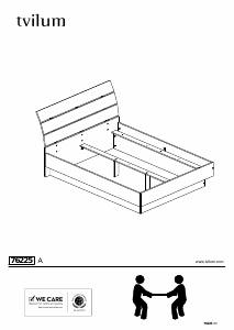 Manual JYSK Brondby (226x159) Bed Frame