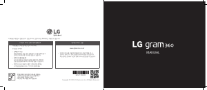 사용 설명서 엘지 16TD90P-GX70K Gram 360 랩톱