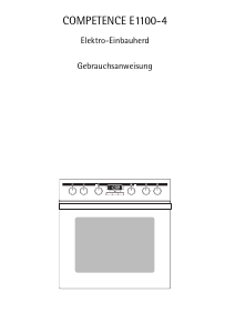 Bedienungsanleitung AEG E1100-4-M Herd