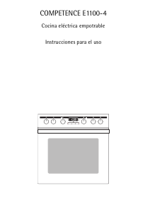 Manual de uso AEG E1100-4-M Cocina