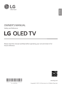 Handleiding LG OLED55B19LA OLED televisie