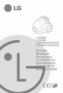 Manual LG V-CP562STV Aspirator