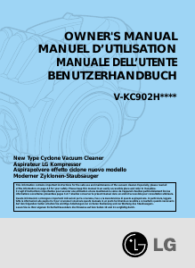 Manual LG V-KC902HTQ Vacuum Cleaner